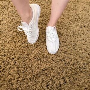 Classic Women's Low-Top Canvas Sneakers in White